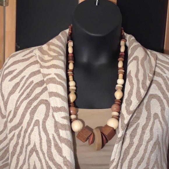 Painted Point Vintage Animal Print Blazer - Picture 4 of 8